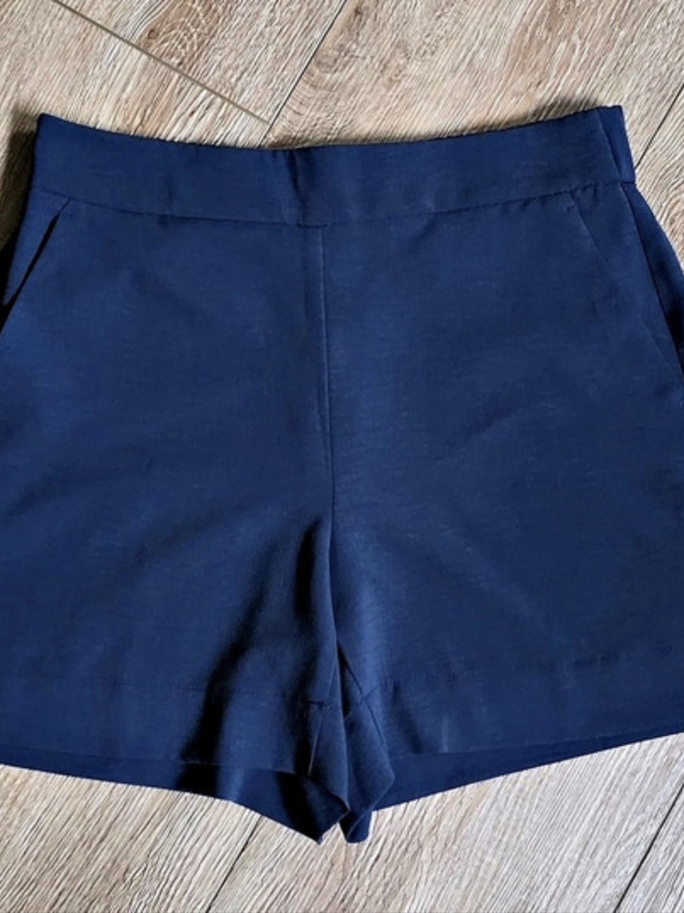 Nine West Shorts High-Rise Navy Shorts Size Medium Like New